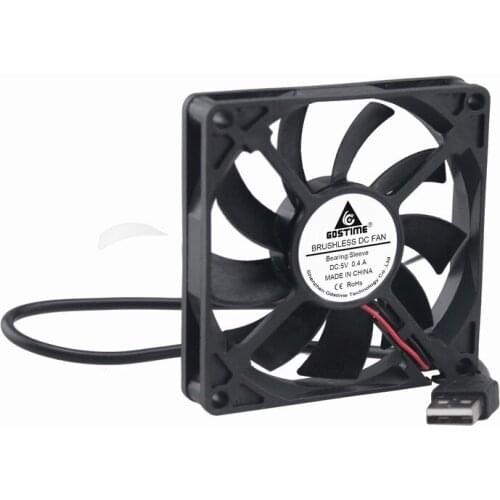 Gdstime 100 pieces 8015 DC 5V 80x80x15mm 8cm USB Cooler Computer M Cooling Fan 80mm x 15mm 3 inch