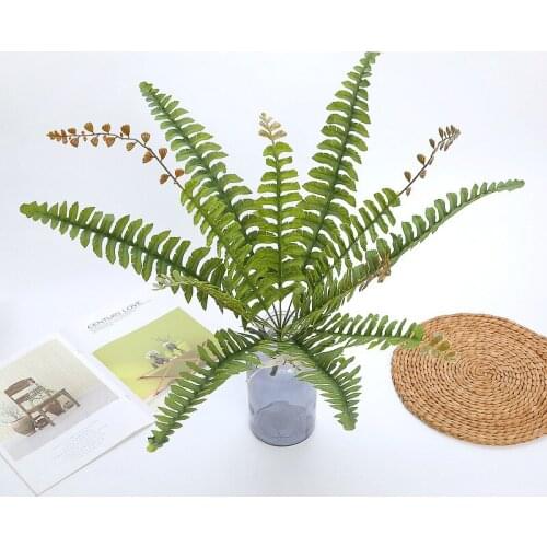 Artificial plant Fake flower plastic flower green plants Simulation flowers for Wedding Home decoration fake plant green grass