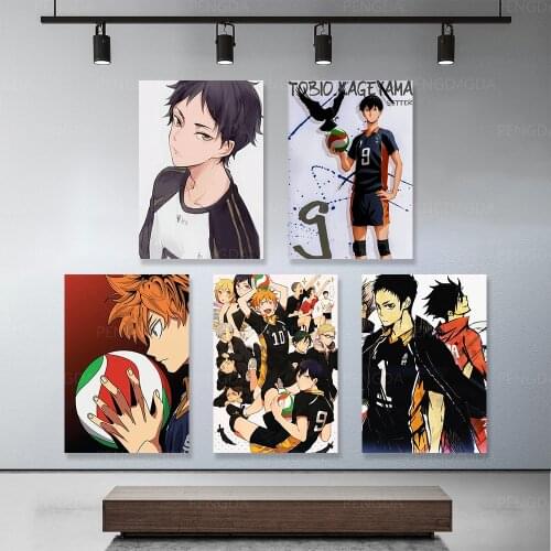 Anime Character Modular Pictures Haikyuu Poster Prints Home Decoration Wall Artwork Modern Canvas Painting For Living Room Frame