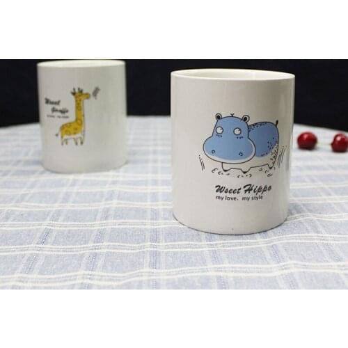 Cartoon White Ceramic Succulent Potted Office Potted Mini Flowerpot Combination Desktop Ornament Home Decor Garden Succulent Pot