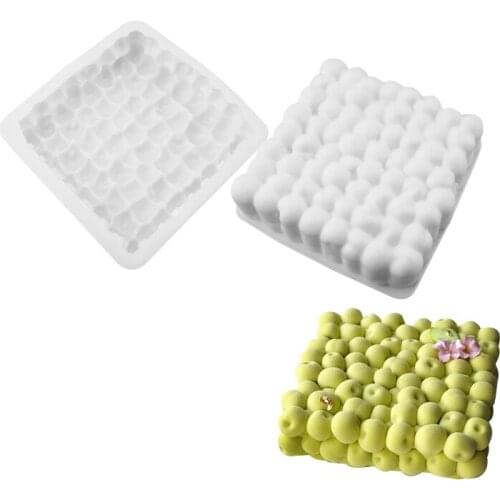 Meibum Kitchen Bakeware Set Silicone Cake Molds Reusable Mousse Baking Moulds Non-Stick 3D Pastry Dessert Decorating Tools