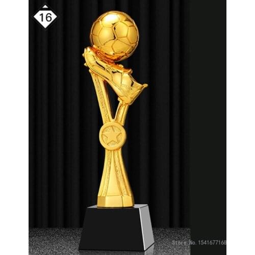 Customize Resin Trophy Academy Sports Souvenirs Gold Awards Gold-plated Souvenir Craft Cup 28/30cm Awarding Trophy