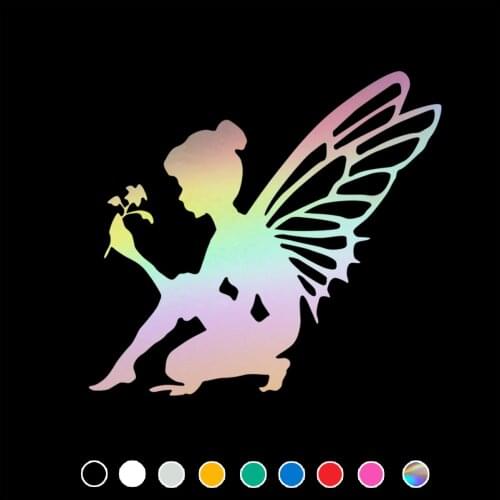 Cute Car Sticker Fairy Elves Decal For Cars Auto Motorcycle Bumper Window Door Body JAYJOE Vinyl Car Stickers