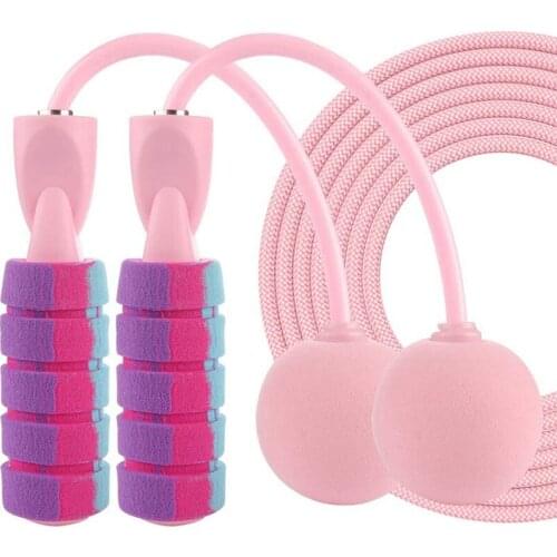 Jump Rope for Fitness, Adjustable 2 in 1 Ropeless & Skipping Speed Weighted Jumping Ropes