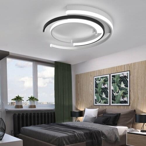 Modern Chandelier Lighting For Dining Living Room Bedroom AC220V Chandeliers Lustre Round Aluminum Ceiling Chandelier Lights