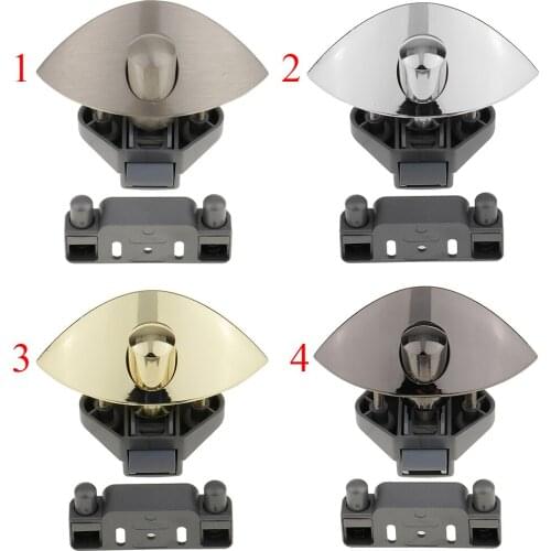 Keyless Push Button Cabinet Latch for RV Caravan Cupboard Motorhome Boat, Cutting Hole: 20mm