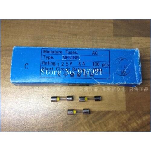 [ZOB] The original Japanese MF51NR 125V 4A import fuse 5X20 --100pcs/lot