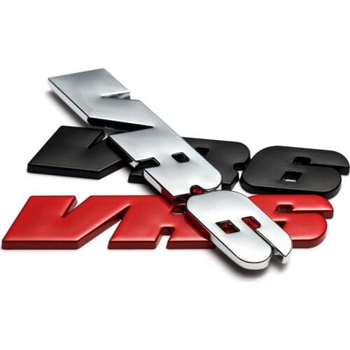 10x VR6 Emblem Sticker Car Metal Chrome Emblem Styling