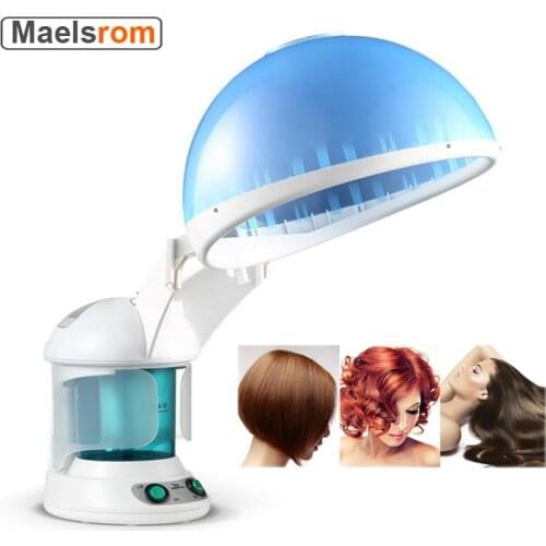 2 in 1 Facial Steamer Sauna Hair Steamer Multifunctional Humidifier Ozone Vaporizador Facial Sprayer Essential Oil Vaporizer
