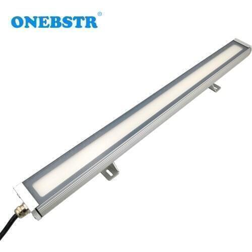 24W LED Panel Light CNC Machine Tool Work Lamp 24V/220V Waterproof Explosion-Proof Lighting Sliding Mounting AC/DC