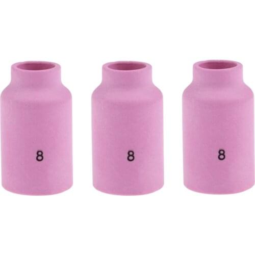 3x TIG Bumin Nozzle 54N14 # 8 TIG SR PTA DB WP 17 18 26