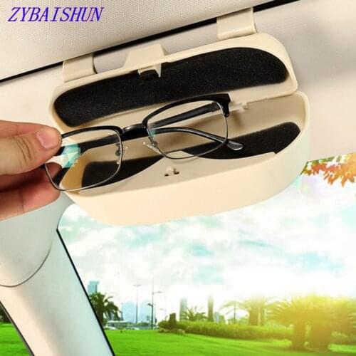 ABS Car Eyewear Cases Car Sunshade Solar Holder Accessories for Nissan Teana X-Trail Qashqai Livina Sylphy Tiida Sunny March