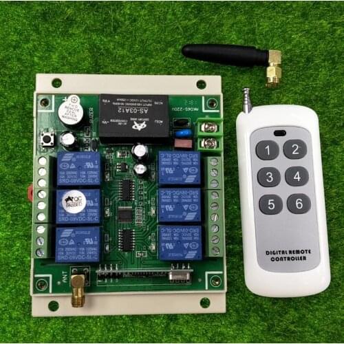 AC 220V CH lighting RF Wireless Remote Control Receiver transmitter Industrial agricultural power on and off 433.92 mhz