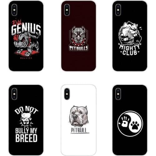 Accessories Phone Cases Covers For Samsung Galaxy S2 S3 S4 S5 Mini S6 S7 Edge S8 S9 S10E Lite Plus Pit Bull Lovely Pet Dog