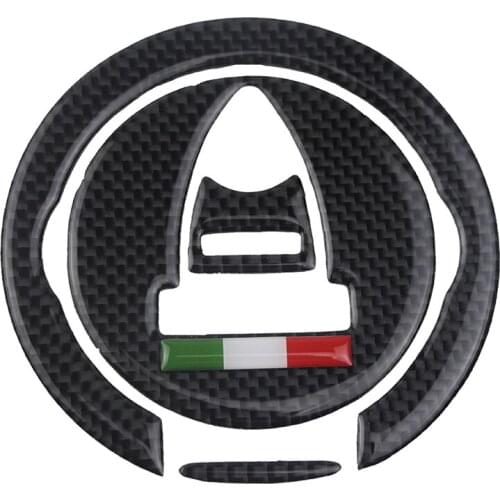 Freeshipping Tappo Serbatoio ADESIVI 3D CARBONIO PROTEZIONE per MOTO Diavel 1198 STREETFIGHTER 848 1200