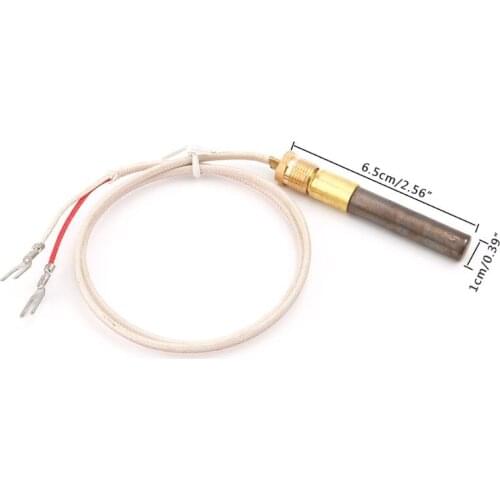 CPDD Gas Fireplace 24" Thermocouple 750℃ Millivolt Replacement Thermopile Thermogenerator