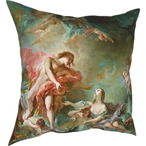 Francois Boucher The Setting Of The Sun Pillow Case Decoration Cushions Throw Pillow for Car Polyester Double-sided Printing