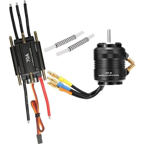 Radio Controlled Boat Parts - Motor & Waterproof ESC w/ Water Cooling System