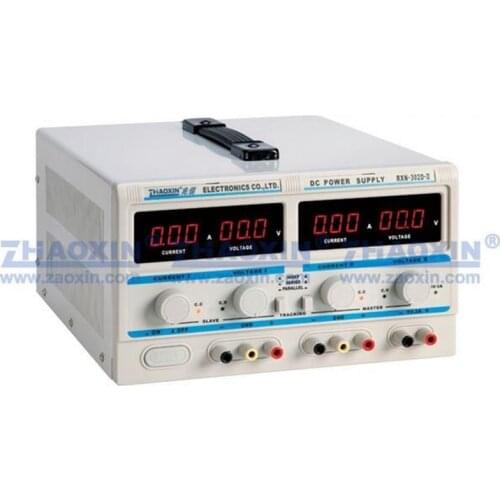 Dual Output Linear Power Supply 0-30V2A Adjustable Regulated DC Power Supply RXN-302D-II 0.1V 0.01A Fixed Output 5V3A