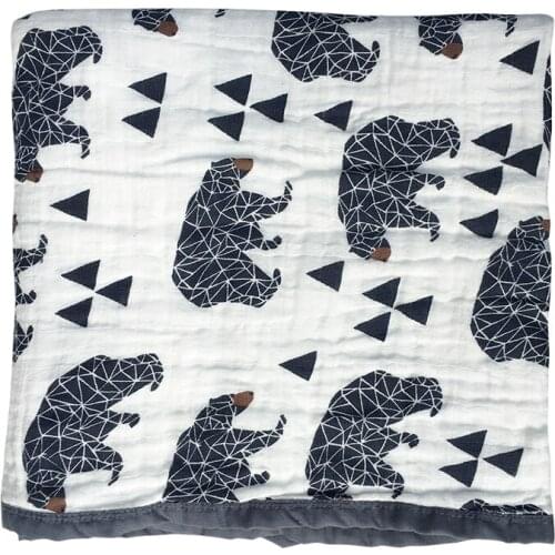 2 Layer 100% Cotton Muslin Baby Blanket For Newborn Swaddling Bedding Blankets Swaddle Wrap