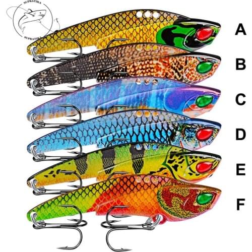 Artificial Metal Iron Sheet Hard Bait Anti-corrosion Sequins Bionic Bait Bass 4# 6cm/12g 3D Simulation Eyes With Sharp Hook