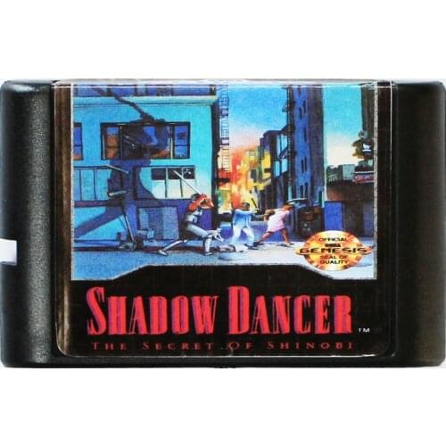 Shadow Dancer 16 bit MD Game Card For Sega Mega Drive For SEGA Genesis