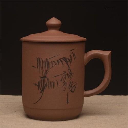 Chinese Yixing tea cup 520ml black red teapot kungfu cup good for health pot purple clay mugs drinkware zisha teapot teaware