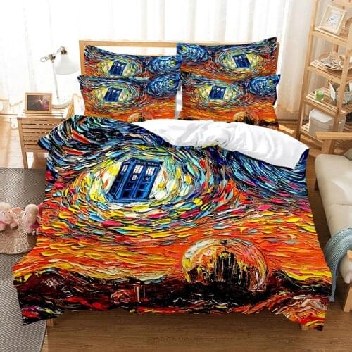 Bedding set duvet cover set 3d bedding digital printing bed linen queen size bedding set fashion design