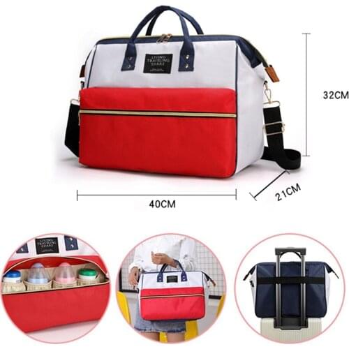 Nappy Bag Mummy Large Capacity Bag Mom Baby Multi-function Waterproof Outdoor Travel Diaper Bags Stroller Mommy Maternity Totes