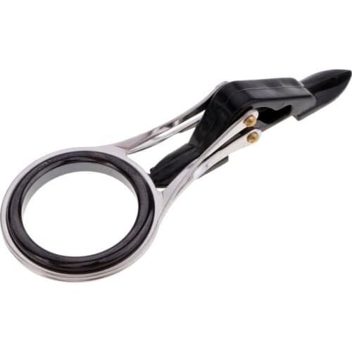 Stainless Steel Foldable Fishing Rod Guides Repair Kit Wear-Resistant Eye Ceramic Ring For DIY Fishing Rod Building Rod Part Tip