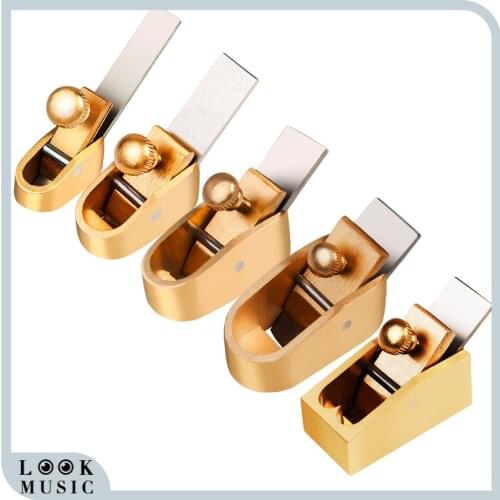 5 Piece Woodworking Plane Cutter Set Curved Brass Copper Luthier Tool Violin Viola Cello Wooden Instrument Violin Luthier Tool