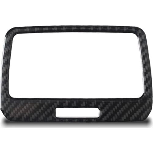 For Golf 7 MK7 2014-2019 Decal Accessories Car Styling Interior Rear Air Condition Vent Cover Trim Carbon Fiber