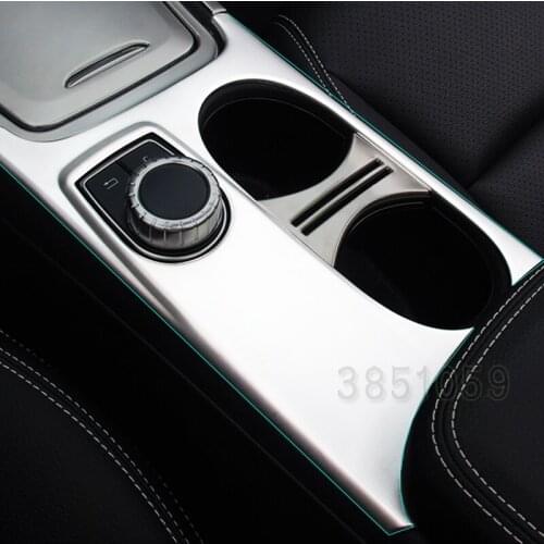 Stickers For Mercedes Benz A GLA CLA Class 200 220 X156 W176 New Water Cup Cover Decoration Panel Interior Kit Trim Car Styling