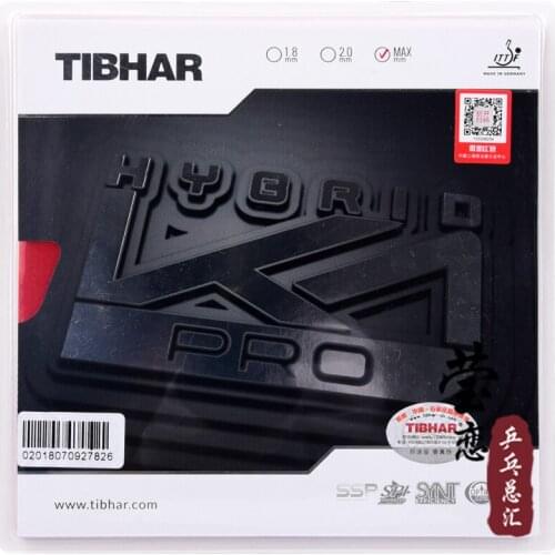 Origianl Tibhar hybrid K1 PRO table tennis rubber pimples in new technology fast attack loop sticky rubber for racket sports