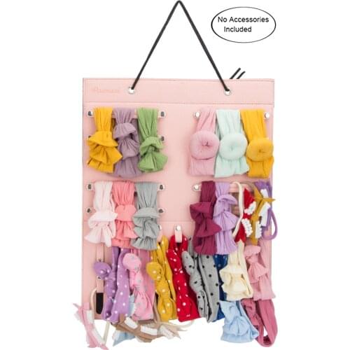 Baby Girl Headbands Storage Holder, Newborn Baby Headbands and Bows Hanging Organizer, Turban Knotted Display Stand