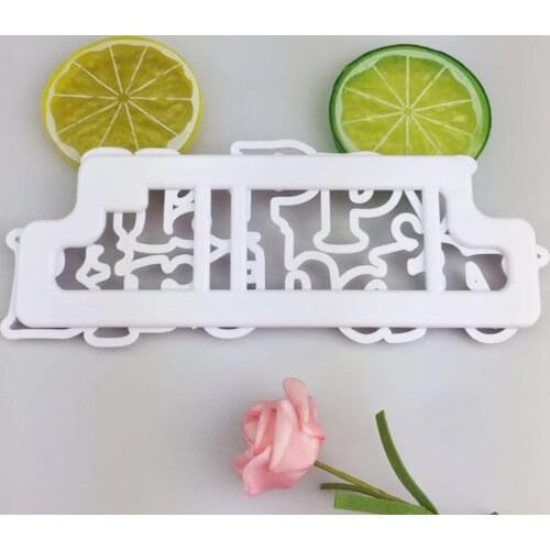 Cake Embossing Mold Cake Fondant Chocolate Letter Shape Printing Mould Cake Decoration Tools Cookie Cutters Embosser Mold