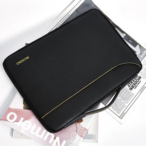 Waterproof Shockproof Fashion PU Laptop Sleeve Case For 10" 13" 14" 156" Inch Macbook Air Notebook Sleeve Laptop Bag
