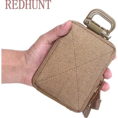 1000D Nylon Molle EDC Pouch Tactical Portable Medical Organizer Pouch Military Wallet Small Bag Hunting Accessories Equipment