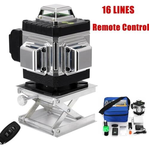 16 Lines Laser Level 360 Self-leveling Function Leveling Tool Multifunctional Omnidirectional Ground Wall Sticker With Vertical