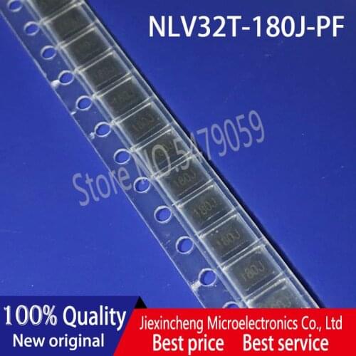 50PCS 1210 18uH 120mA 5% 3225 inductor NLV32T-180J-PF New original