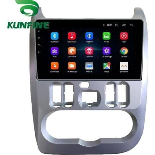 Android 10.0 Octa Core Car DVD GPS Navigation Player Deckless Car Stereo for Renault Logan 2009-2016 Radio