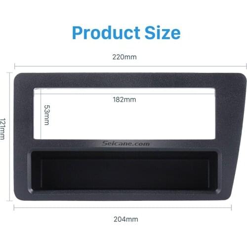 Seicane Single Din Car Radio Fascia Trim Kit for 2001-2005 Honda Civic LHD In Dash Mount Kit CD Trim Panel DVD Frame Fitting Kit