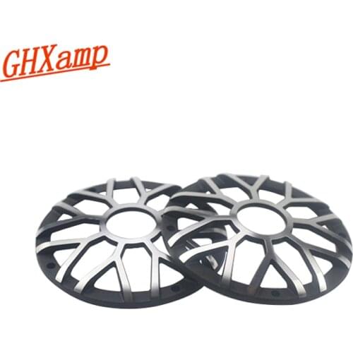 GHXAMP 3 inch 92MM Car Center Speaker Grill Mesh For 3" 3.5" inch Car Midrange Speaker Cover Aluminum Decorative net 1Pairs