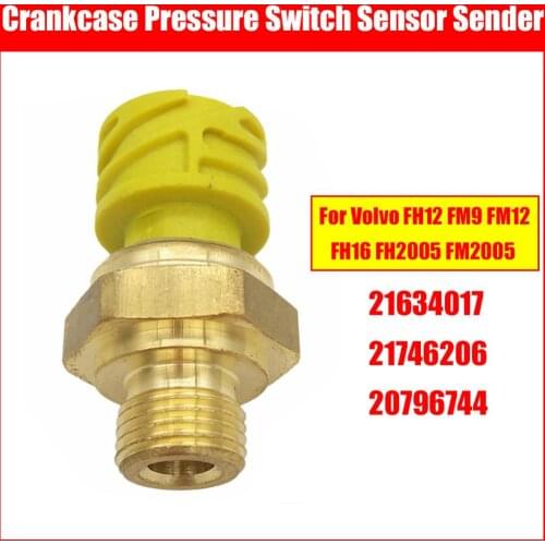 Crankcase Pressure Switch Sensor Sender For Volvo FH12 FM9 FM12 FH16 FH2005 FM2005 21634017 Pressure Sensor Accessories