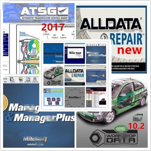 For alldata 2021 hot sale alldata repair software 10.53 mit..chell OD5 Els.Win ATSG Vivid workshop data in 1TB HDD alldata data