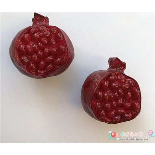 Armenia Travel Red Pomegranate Fruit Resin Fridge Magnet Sticker