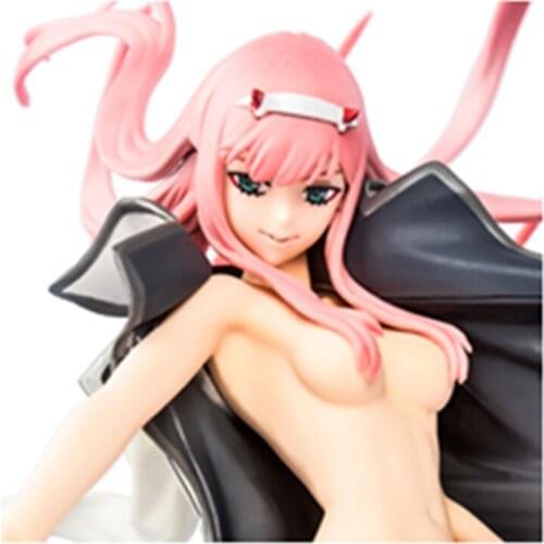 34cm New Japanese Anime Figure Zero Two DARLING in the FRANXX 002 Action Figure PVC Sexy Girl Toys Collection Gift