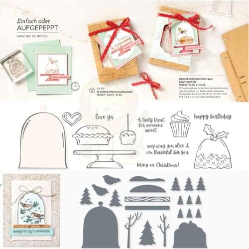 Hot Sale Cake Christmas Tree Metal Cutting Dies Stamp Scrapbooking Diary Decorate Embossing DIY Greeting Card 2021 New Arrival
