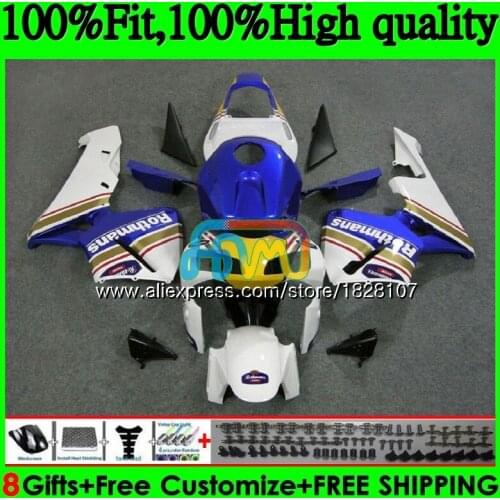 Injection For HONDA CBR 600RR Rothmans Blue 600F5 600CC F5 03 04 108BS.23 CBR600RR CBR600F5 CBR 600 CBR600 RR 2003 2004 Fairings
