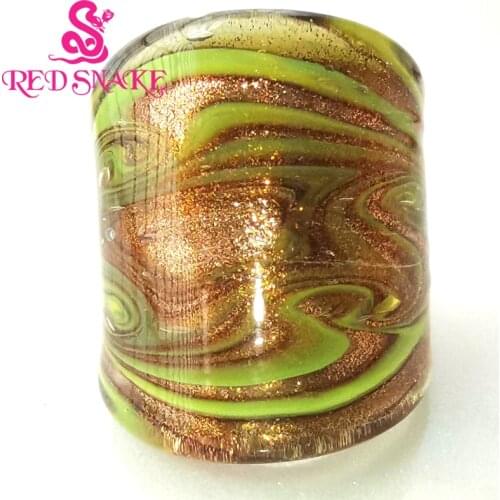 RED SNAKE Brand Fashion Ring Handmade Murano Glass Multifarious Rings RSMG0000#335